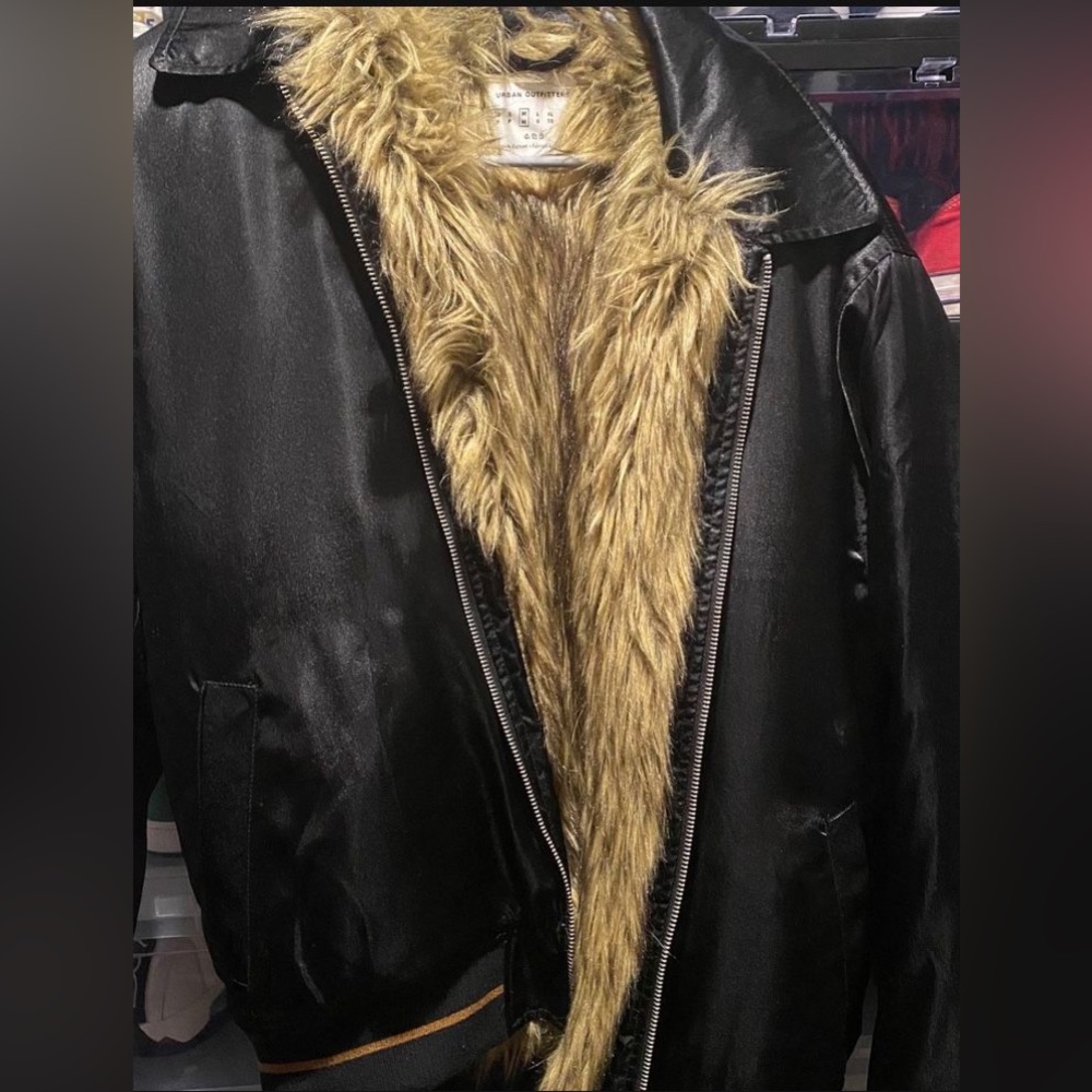 Urban Outfitters bomber jack with faux fur